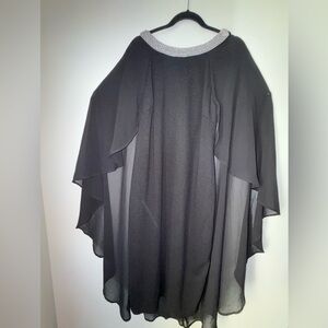 SHEIN Black Dress with Pearl Detail